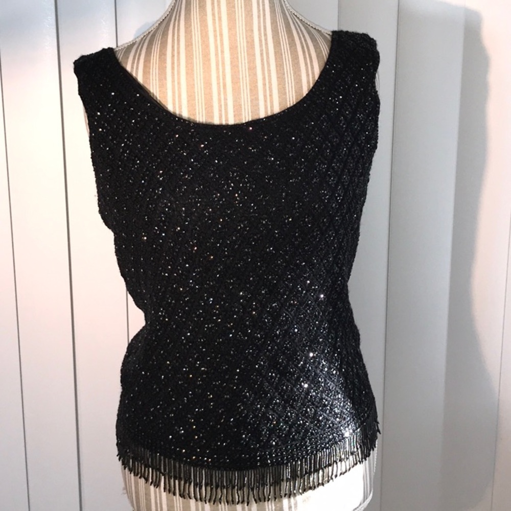 Vintage 1950 Jeri Jo beaded top